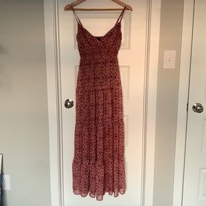 Women’s boho dress multicolor Fire Los Angeles spaghetti strap mandala size XS